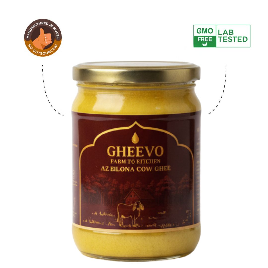 Gheevo | A2 Bilona Cow Ghee – 500 ml