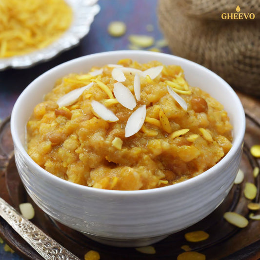 Ghee Halwa with Gheevo Desi Ghee