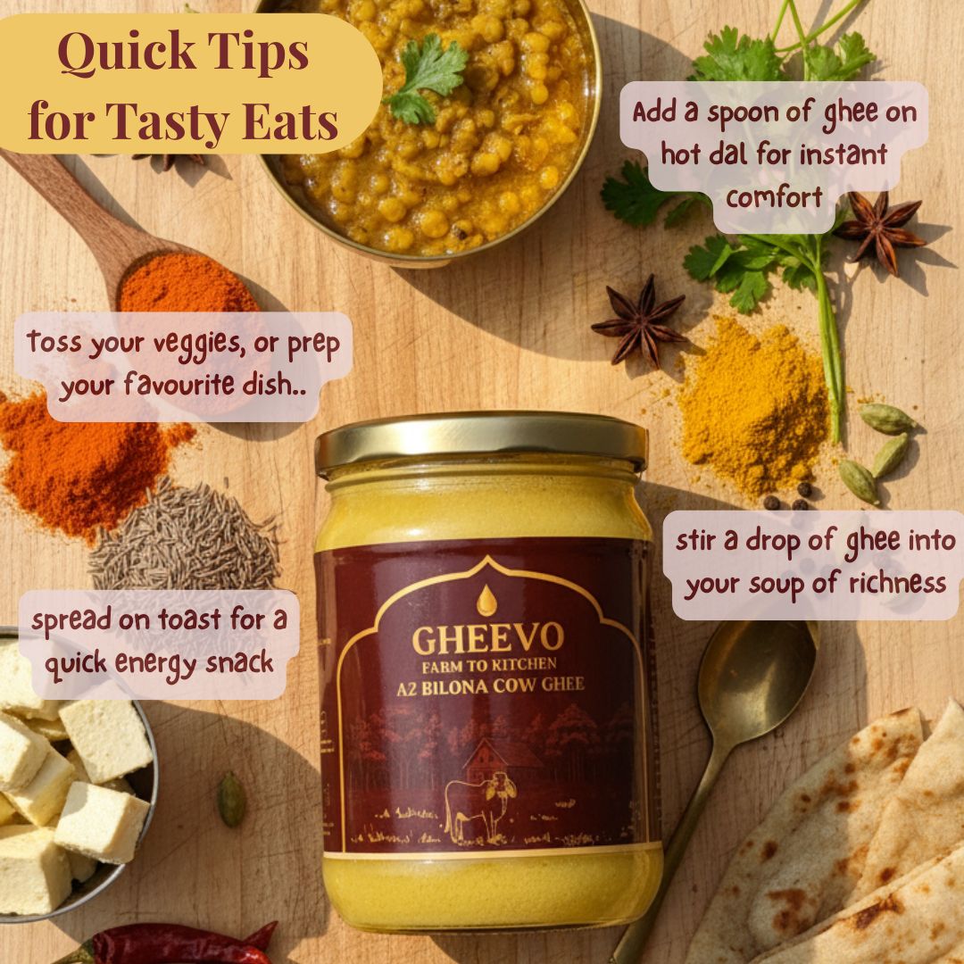 Gheevo | A2 Bilona Cow Ghee – 500 ml
