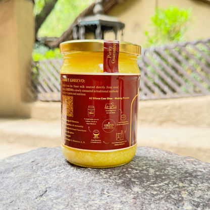 GHEEVO A2 Bilona Cow Ghee - 500 ml